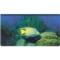 Tropical Fish Fabric Wallet Style Checkbook Cover