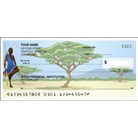 African Silhouettes Checks - 1 box - Duplicates