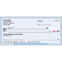 Securiguard Blue Checks - 1 box - Singles