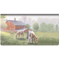 Serenity Fabric Wallet Style Checkbook Cover