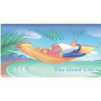 The Good Life Leather Wallet Style Checkbook Cover