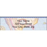 Antique Maps Address Labels