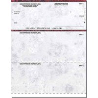 Executive Gray Laser Checks Check on Top Singles