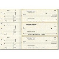 Parchment General Purpose 3-on-a-Page Checks - Singles
