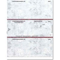 Executive Gray Peachtree 8.0 Laser Checks Middle Singles