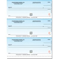 Securiguard Premium Classic Blue Laser Checks Lined No Voucher Singles