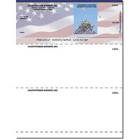 Stars & Stripes Laser Checks Check on Top Singles
