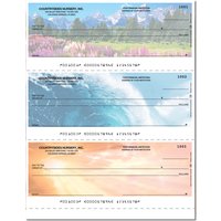 Nature's Majesty Laser Checks Lined No Voucher Singles