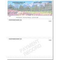 Nature's Majesty Laser Checks Top Lined Singles