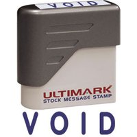 Void Stock Message Stamp - Blue Ink