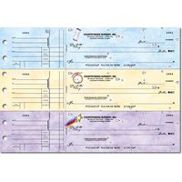 Flavia Dreams General Purpose 3-on-a-Page Checks Duplicates