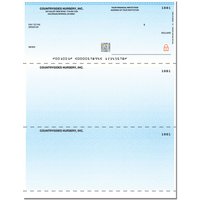Securiguard Premium Classic Blue Laser Checks Check on Top Singles