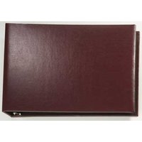 Burgundy Binder - vinyl 7 Ring
