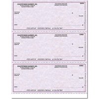 Concordia Laser Checks Check No Voucher w/o Lines Singles