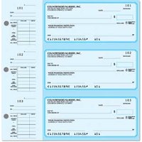 Blue Classic Desk Set Checks Duplicates