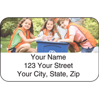 Custom Photo Return Labels