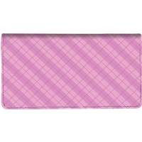 Plaid Fabric Checkbook Cover