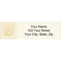 Live Laugh Love Address Labels