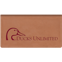 Ducks Unlimited Leather Checkbook Cover