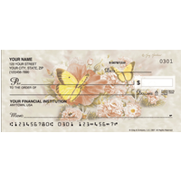 Butterfly Blooms Checks - 1 box - Duplicates