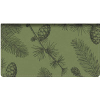 Woodlands Leather Checkbook Cover