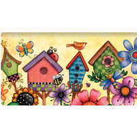 Garden of Faith Leather Checkbook Cover