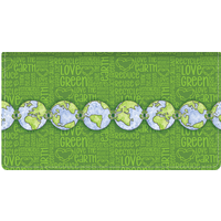 Green Living Fabric Checkbook Cover