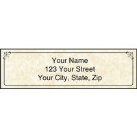 Parchment Address Labels Set of 200