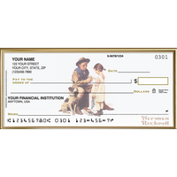 Norman Rockwell Inspirational Personal Checks - 1 Box - Duplicates