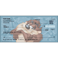 Taz Cartoon Personal Checks - 1 Box - Duplicates