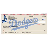 Los Angeles Dodgers MLB Personal Checks - 1 Box - Singles
