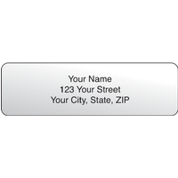 Clear Rolled Address Labels Set of 250