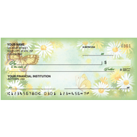 Flower Garden Flower Personal Checks - 1 Box - Duplicates