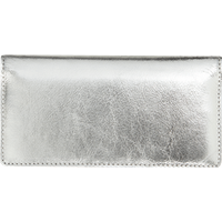 Silver Metallic Checkbook Cover