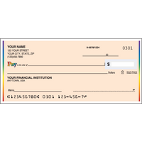 Rainbow Classic Personal Checks - 1 Box - Duplicates