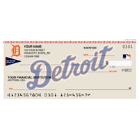 Detroit Tigers MLB Personal Checks - 1 Box - Singles