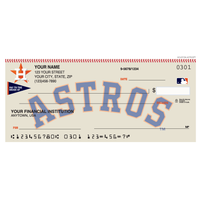 Houston Astros MLB Personal Checks - 1 Box - Duplicates