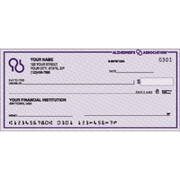 Alzheimer's Association Inspirational Personal Checks - 1 Box - Singles