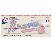 Atlanta Braves MLB Personal Checks - 1 Box - Singles