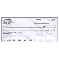 Purple Marble Classic Personal Checks - 1 Box - Singles