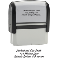 Calligraphy Return Address Stamp