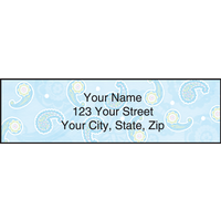 Simply Paisley Address Labels Set of 200