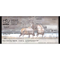 Rocky Mountain Elk Foundation Animal Personal Checks - 1 Box - Duplicates
