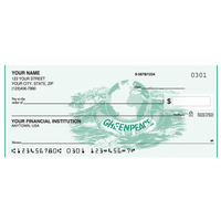 Greenpeace Logo Charitable Personal Checks - 1 Box - Singles