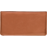 Tan Checkbook Cover