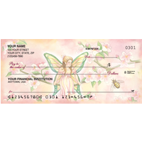 Garden Fairies Cute Personal Checks - 1 Box - Duplicates