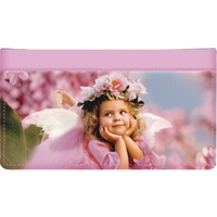 Angel Faces Checkbook Cover