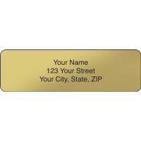 Gold Rolled Label - Set of 500