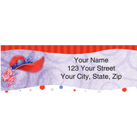 Red Hat Revue Address Labels Set of 200
