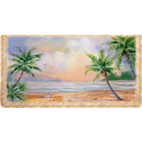 Palm Trees Checkbook Cover